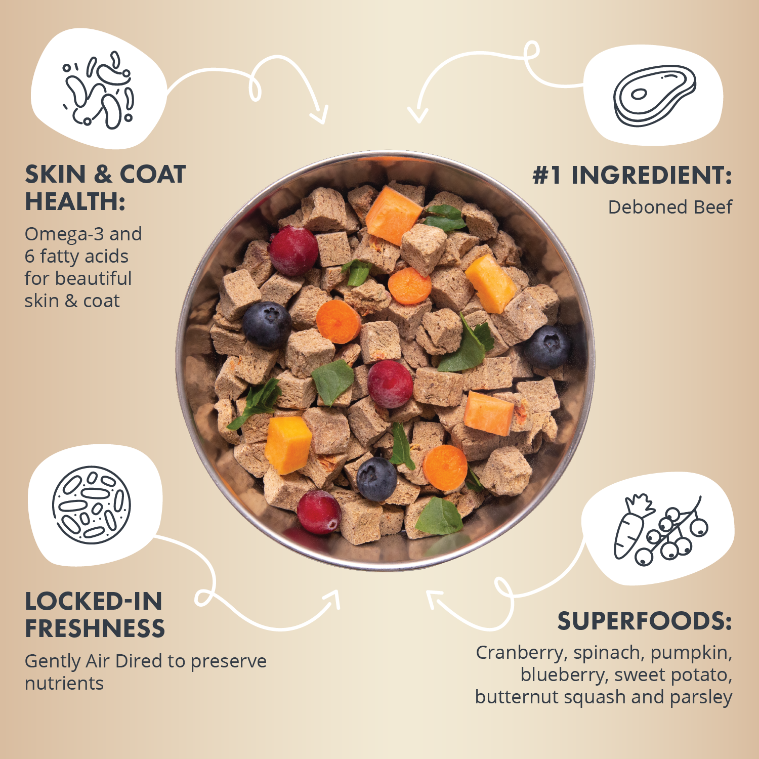 Health Extension Pet Care - Gently Air Dried Beef Recipe